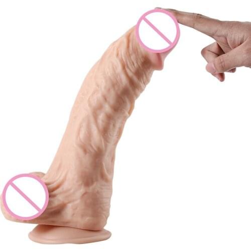 32cm Super Big Penis Dildos Thick Simulation European American Silicone Penis Female Masturbator Anal Goods for Adults Sex Toys