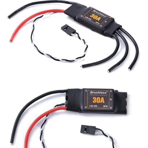 4pcs/lot 2-6S Lipo 30A Brushless ESC No BEC High Refresh Rate for Rc Multi-axle Aircraft Copters