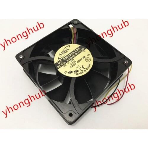 ADDA AD1248HB-F92GP DC 48V 0.52A 120x120X38mm 3-Wire Server Cooling Fan
