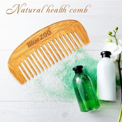 Anti-static Hair Washing Comb Antipruritic Scalp Massage Brush Comb Beard Comb Natural Bamboo Massage Brush Improve Hair Quality
