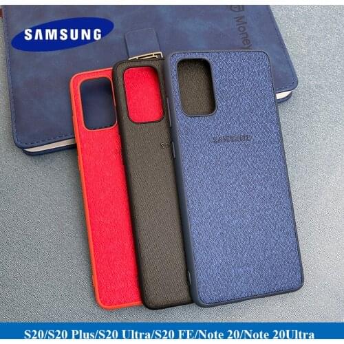 Samsung S20 FE/Note 20 Ultra Case Canvas Back Cover For Galaxy Note20 S 20 S20 Plus S 20Ultra Luxury Silicone Phone Protect Case