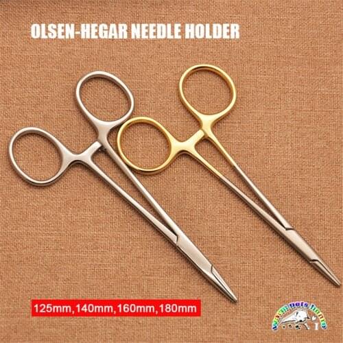Needle Holder Medical Stainless Steel Surgical Suture Needle Holding Forceps Veterinary Instrument