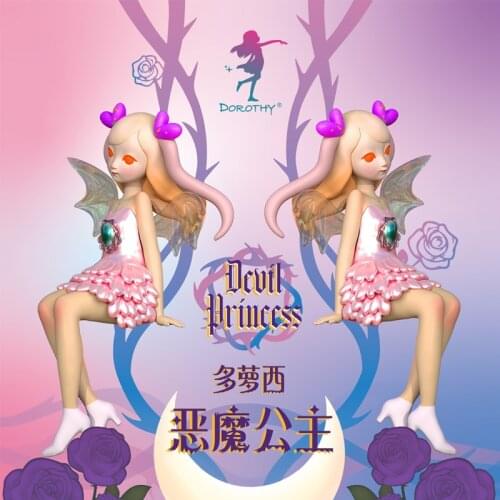 DOROTHY Devil Princess Blind Man Random Box Toy Anime PVC Doll Bag Surprise Doll Doll Gift Collection 6 Pieces/Set of Ornaments
