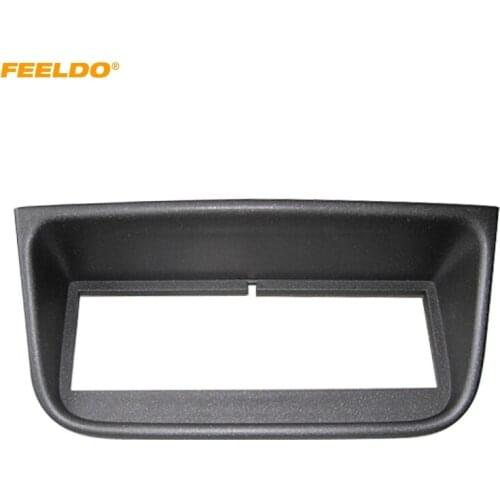 FEELDO Car 1DIN Radio Fascia Frame for Peugeot 406 Stereo Refitting DVD Panel Dash Mount Trim Bezel Facia Kit #HQ2150