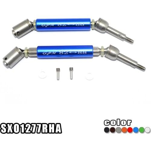 GPM STAINLESS STEEL 304+ALUMINUM REAR CVD DRIVE SHAFT For TRAXXAS XO-01 RC Upgrade