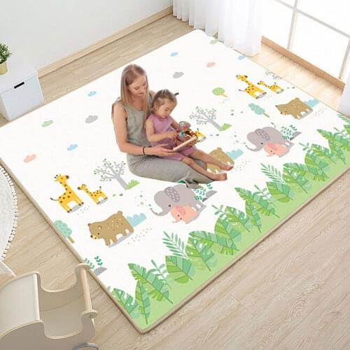 Super Thick 1cm Baby Play Mat Xpe Puzzle Childrens Mat Thickened Tapete Infantil Baby Room Crawling Pad Folding Mat Baby Carpet