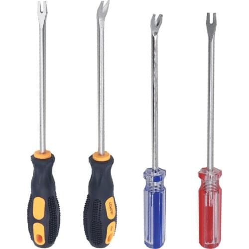 Car Door Interior Trim Clip Screwdriver Nail Puller Panel Upholstery Fastener Clip Remover Woodworking Lifting Tire Repair Tools