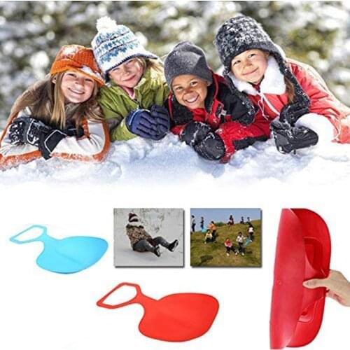 Ski Sled Snowboard Sleds Thickened Skiing Pad Winter Outdoor Snow Sport Plastic Boards Sand Grass Snow Sled Adult Children Gift