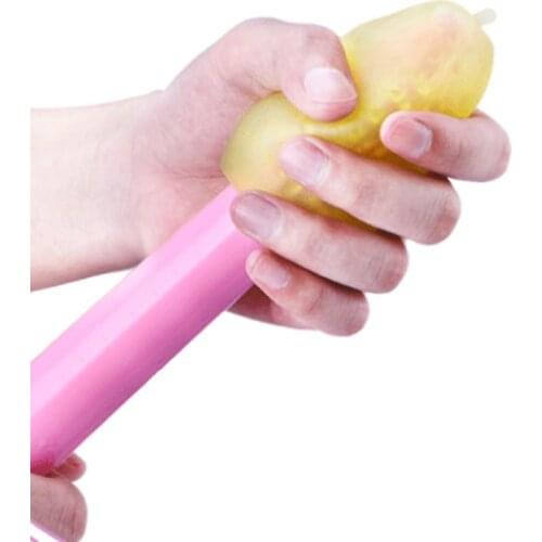 TPR Fruit Shape Male Masturbation Cup Sex Pocket Pussy Realistic Vagina Masturbators Aircraft Cup Massage Sexy Toys for Men