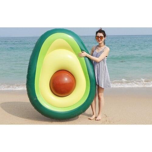 New inflatable avocados floating mat air mattress Water supplies children’s toys