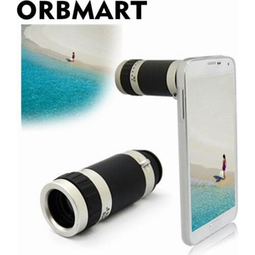 ORBMART 8X Optical Zoom Telescope Camera Lens With Back Case Cover For Samsung Galaxy Note 4 IV N9100