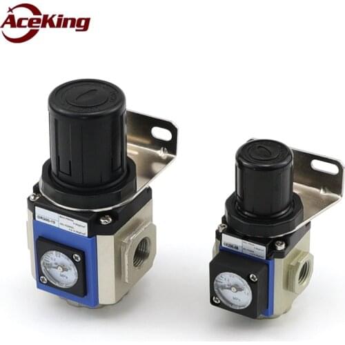 Pneumatic pressure regulating valve gr200-08 gr300-08 10 15 pressure reducing valve pressure gauge adjustable valve air source
