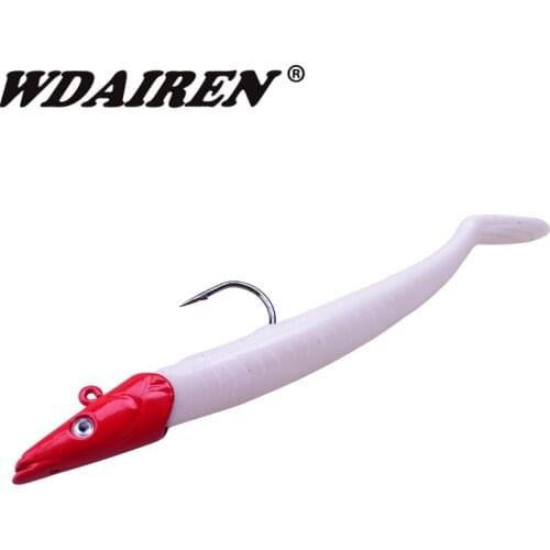 1Pcs 11cm 22g Glow Soft Lure Wobblers Artificial Bait Silicone Fishing Lure Sea Bass Carp Fishing Lead Spoon Jig Lures Tackle