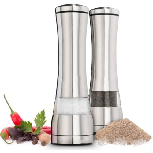 Stainless Steel Manual Pepper Salt Spice Sugar Bean Mill Grinder Home Kitchen Cooking Tool