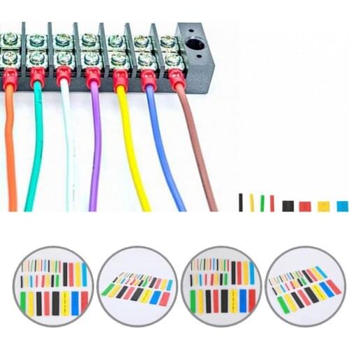 Good Shrinkage Performance Tensile Assorted 8 Sizes Heat Shrink Wrap Sleeves for Electrical Repair