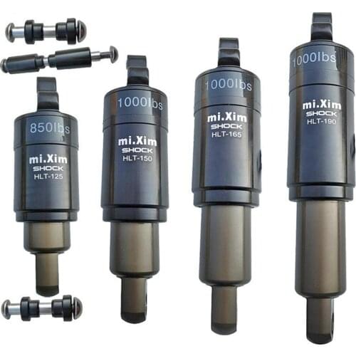 MTB Bike Rear Shock Deluxe Rear Damping 125mm 150mm 165mm 190mm Bike Rear Shocks Oil Spring Shock Absorbers Bushing Adapter