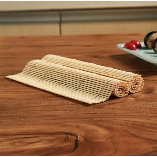 DIY Sushi Curtain Rolling Mat Sushi Spoon Onigiri Rice Roller Kitchen Gadgets Cooking Accessories Bamboo Sushi Maker Tools