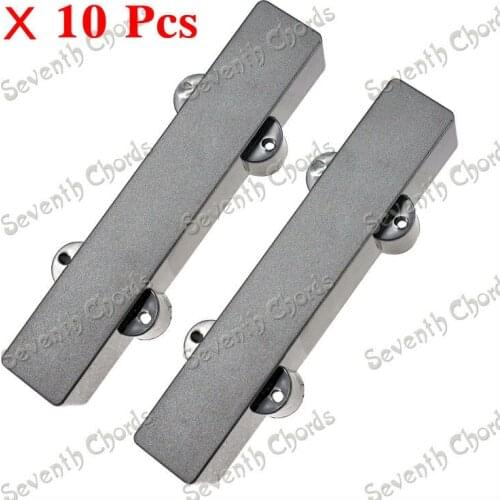 10 Pcs JB Style Plastic No Hole Closed Seal Type 5 String Pickup Covers /Lid/Shell/Top for Bass Guitar