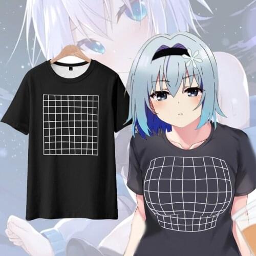 Holran Anime Cosplay 3D Print ryuuou no Oshigoto! Hinatsuru Ai Sora Ginko Casual Breathable T-Shirt Tee T Shirt Top
