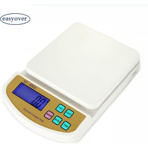 5kg 0.1g Digital Kitchen Scale Big Food Diet Lab Weight Balance LCD Electronic Bench Floor Compact Scales With Blue Backlit