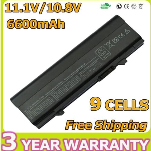 Apexway 6600mAh battery for Dell Latitude E5400 E5410 E5500 E5510 KM668 MT186 P858D RM649 T749D U116D W071D X064D