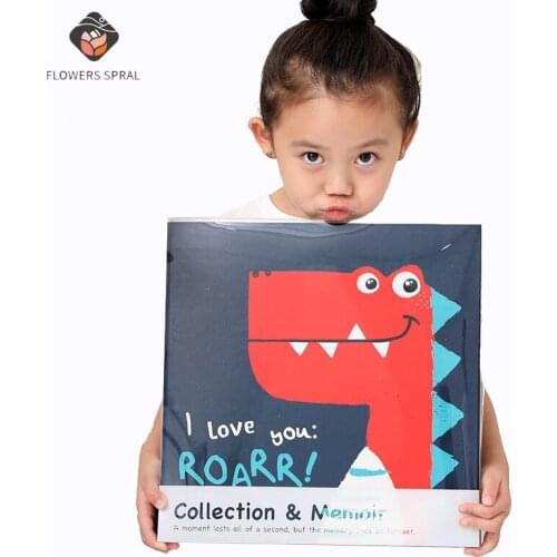 Large-Capacity Loose-Leaf 6-Inch Insert Picture Album Cartoon Family Baby Child Growth Record Commemorative Album New Product