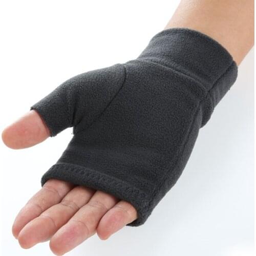 Free shipping 3 pairs semi-fingers style fleece gloves for winter,spring autumn using fashion gloves man and women styles