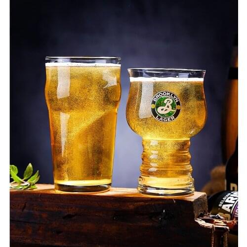 500ml beer glass wine glasses wedding glasses beer cup logo printing is available for bars
