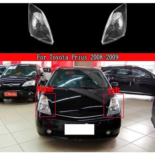 All New Headlamp Case For Toyota Prius 2008 2009 Car Front Headlight Headlamp Lens Cover Lenses Dust Cover Shell Plastic