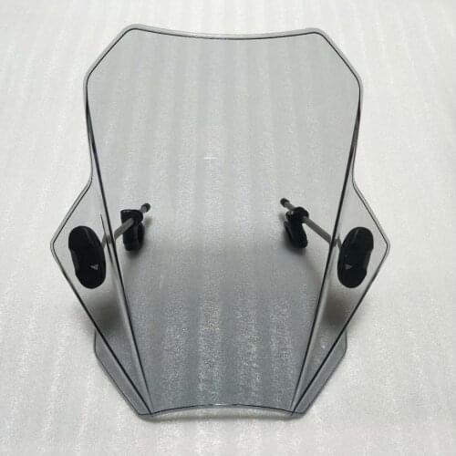 For KTM 390 Duke High Quality With stand high quality acrylic plastic Motorcycle Windshield Sun Visor Air Wind Deflector 3 color