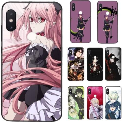 FHNBLJ Seraph of the end Soft Rubber Phone Cover for Xiaomi Redmi 5 5Plus 6 6A 4X 7 7A 8 8A 9 Note 5 5A 6 7 8 8Pro 8T 9