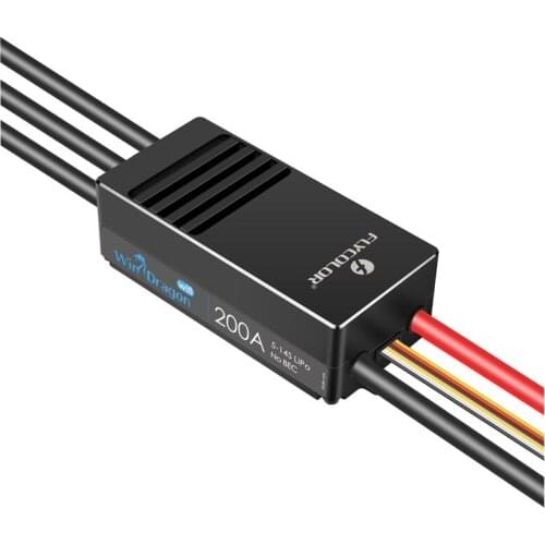 Flycolor WinDragon200A HV ESC Aircraft ESC Brushless electronic governor App programming parameter adjustment Built in