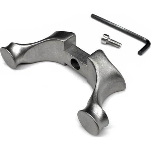 Outdoor Shooting Stainless Steel Slingshot Head 14.5mm Support Head High Power Shooting Adult Hunting Slingshot Accessories