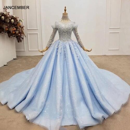 HTL1443 Evening Gown Transparent High Neck With Rhinestone Party Dresses White Sequin Applique Tassel Robe De Soiree Mariage