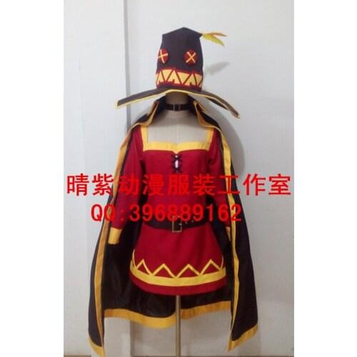 Kono Subarashii Sekai ni Shukufuku wo Megumin Uniforms Cosplay Costume Custom Any Size