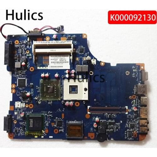 Hulics Original For Toshiba Satellite L500 L505 Laptop Motherboard K000092130 mainboard DDR3 LA-4982P main board