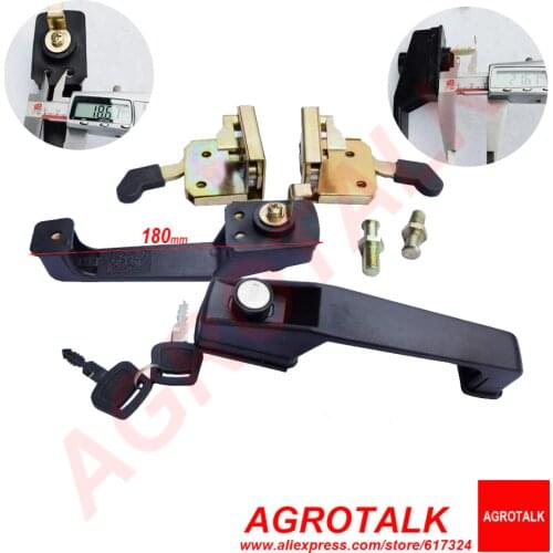 Set of door locks for China YTO tractor with cabinet, part number: please check the sizes when make the order