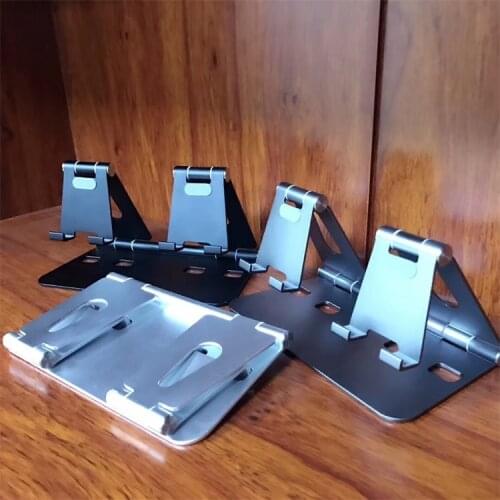 New folding metal multi-function desktop tablet mobile phone holder Multi-camera live mobile phone holder