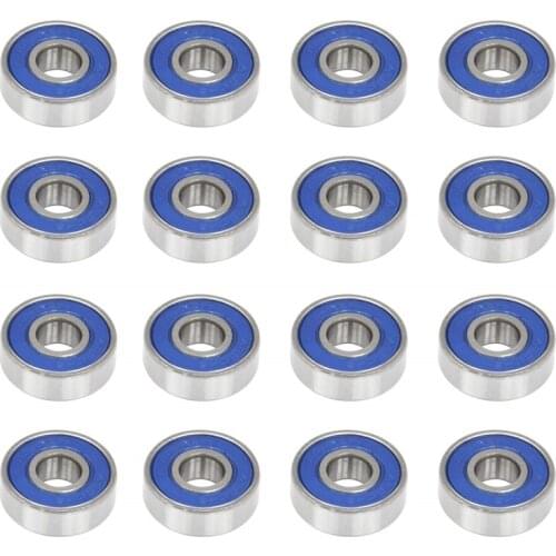 16pcs/lot 608RS Bearing High Quality ABEC-9 Durable Less Friction High-carbon Steel Bearings 8x22x7mm