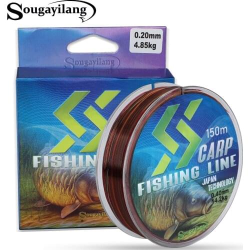 Sougayilang Nylon Fishing Line 150M 300M Fishing Line 0.2-0.5 Super Strong River Lake Fishing Line Fishing Tackle