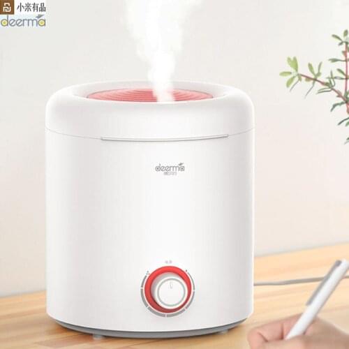 Original Youpin Deerma F300 Humidifier Mini Mute 2.5L Portable Humidifier Add Aromatherapy Oil Large Diameter Easy To Add Water