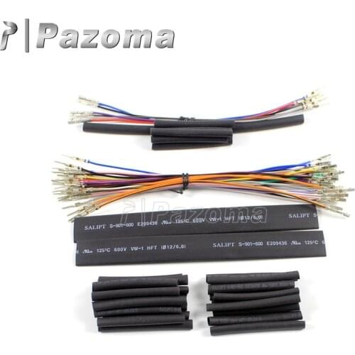 10"-12" APE Hanger Handlebar Wiring Extension Harness Kit For Harley Electra Glide Road King Road Street Glide Touring 2007-2013