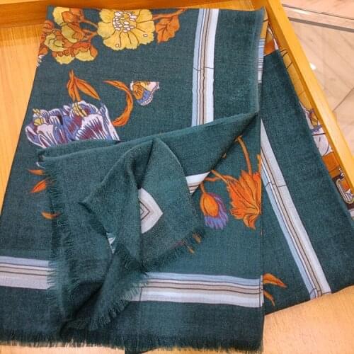 100% Cashmere Scarf Women Winter Shawls Wraps Long Scarves Pashmina 200*100cm