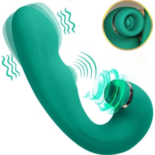 3 in 1 Clitoral Sucking Dildo Vibrator Vaginal Pulsating G Spot Nipples Sucker Clitoris Stimulator Adult Sex Toys for Women