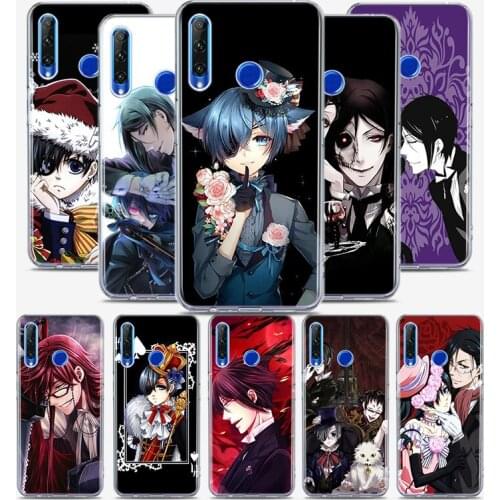 Butler Anime Cartoon Silicone Cover For Honor 30 30S 30i 9 10 9A 9C 9S 9N 10i 10X 9X Lite Pro 5G Phone Case