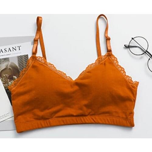 Wireless Sexy Bras Women Push Up Lace Bra Female Lingerie Solid Seamless Bralette Tops Padded Underwear