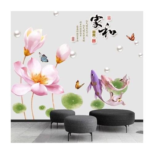 DIY 95*155cm 3D Wallpaper PVC Wall Sticker Paintings for Living Room Bedroom Home Decoration Adhesive Vintage Poster