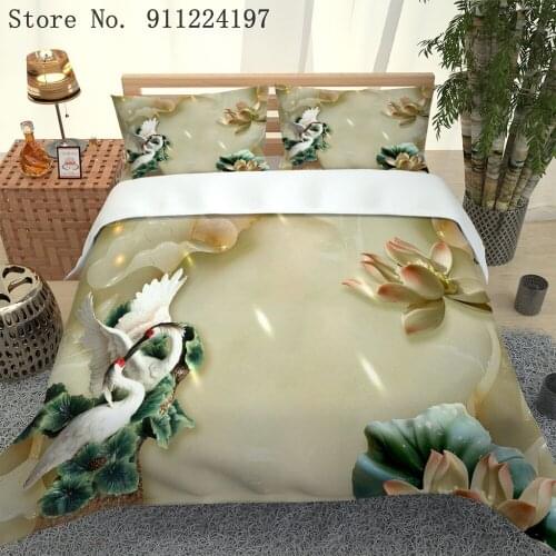 Home Textile Luxury Bedding Set King Europe Queen Custom 3D Duvet Cover Set Quilt Blanket Cover Set Bedclothes Flower Bedclothes