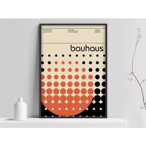 Bauhaus Art Exhibition poster, Bauhaus Exhibition print, Herbert Bayer poster, Bauhaus Print, Walter gropius, Bauhaus artMatisse