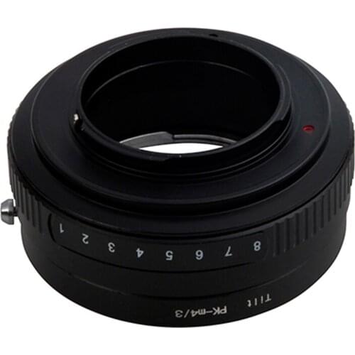 Pixco Tilt Lens Mount Adapter Ring for Pentax K PK to Micro Four Thirds M4/3 Panasonic Olympus Camera G95 GX9 G110 G100 E-M1III